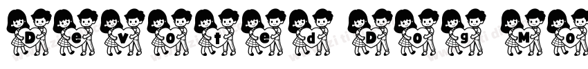 Devoted Dog Mom字体转换